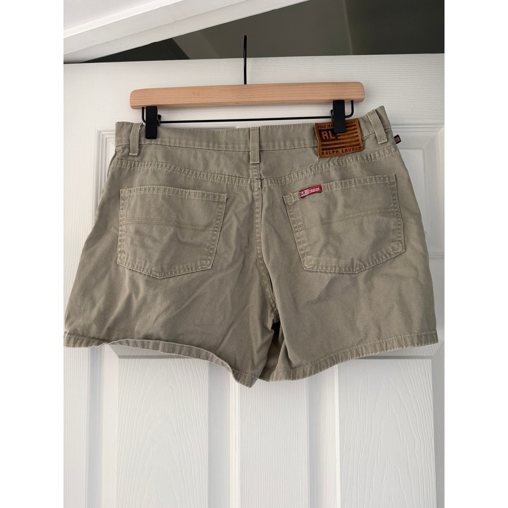 VTG 90s Polo Ralph Lauren Womens Canvas Shorts Gorpcore Hiking Y2K Streetwear